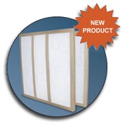 Glasfloss 1 Inch Disposable Fiberglass Filters Case of 12