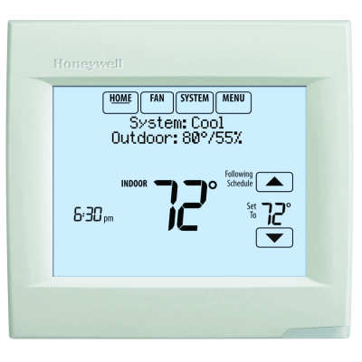 Honeywell Vision Pro 8000 Touchscreen Thermostat TH8110R1008 - Click Image to Close